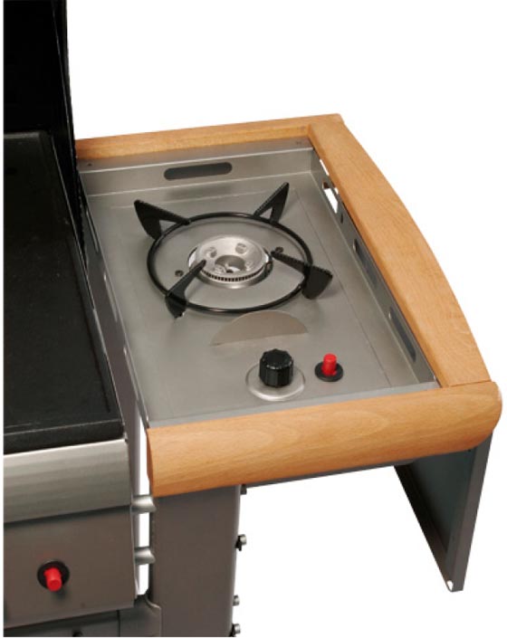 Fornello laterale del Barbecue Adelaide 4 Classic ...