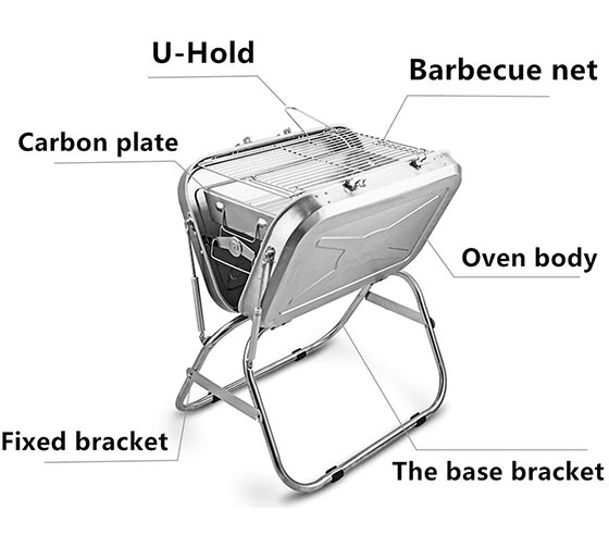 Barbecue Griglia a Carbone parti ..