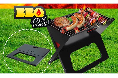 Barbecue Portatile Pieghevole funzionamento ...