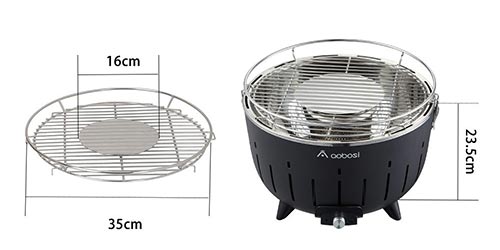 Barbecue a Carbone senza fumo dimensioni ...
