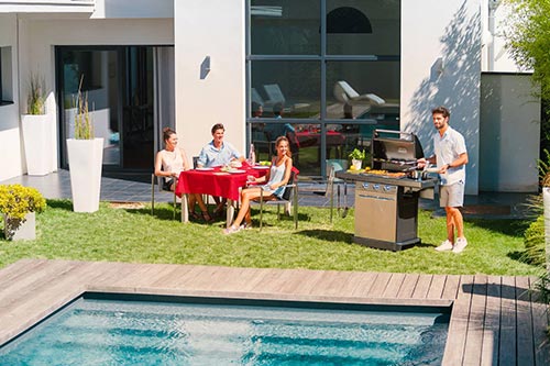 Barbecue a Gas Master 3 funzionamento ...