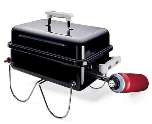 Barbecue a Gas Anywhere Black Weber struttura ...