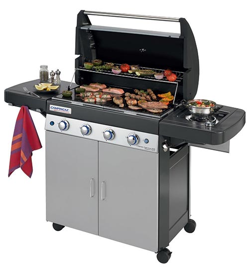 Barbecue a Gas con Sistema Australiano 4 struttura ...
