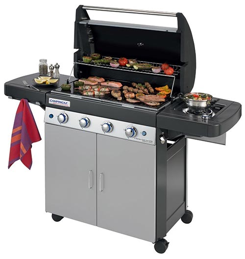 Barbecue a Gas con Sistema Australiano struttura ...