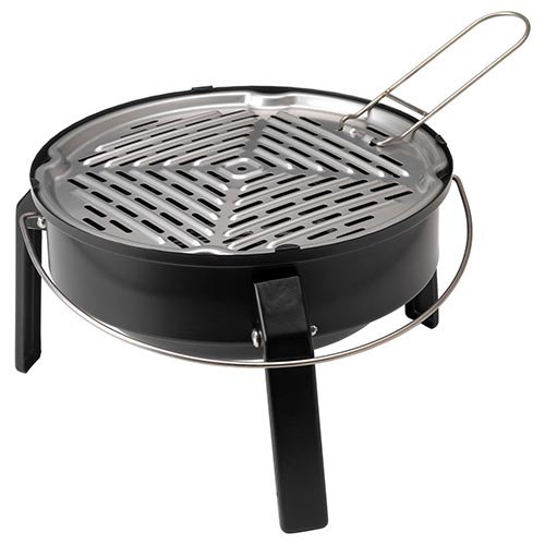 Barbecue a carbonella portatile nero struttura ...