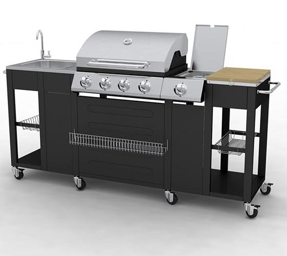 Barbecue a Gas Missouri coperchio ..
