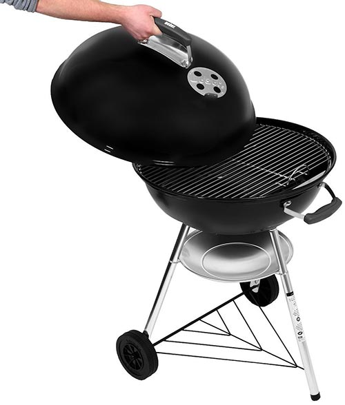 Barbecue compatto a carbone apertura ...