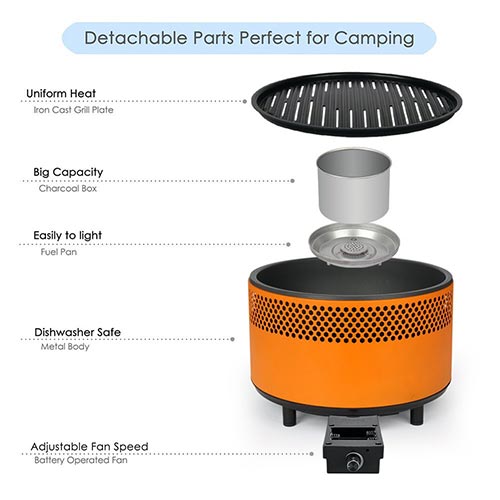 Barbecue a Gas Campingaz Expert 2 Plus struttura ...
