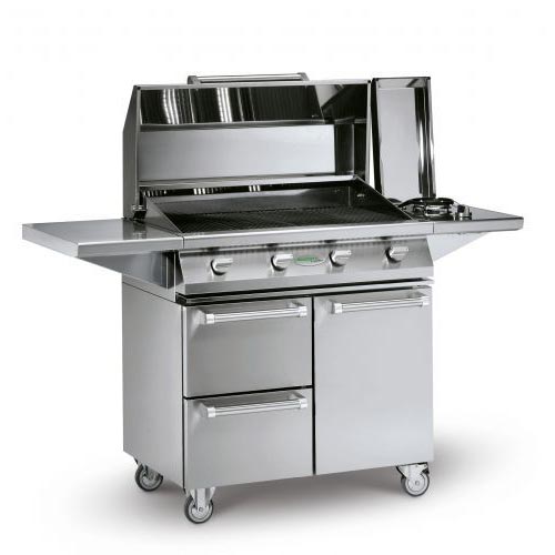 Barbecue di metallo a gas Alain caratteristiche ...