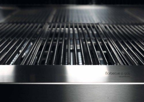 Barbecue di metallo a gas Alain griglia cottura ...