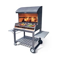 Barbecue di metallo a legna Gaston 90