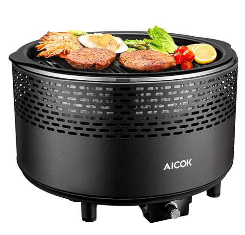 Barbecue a Carbone senza fumo cottura ...