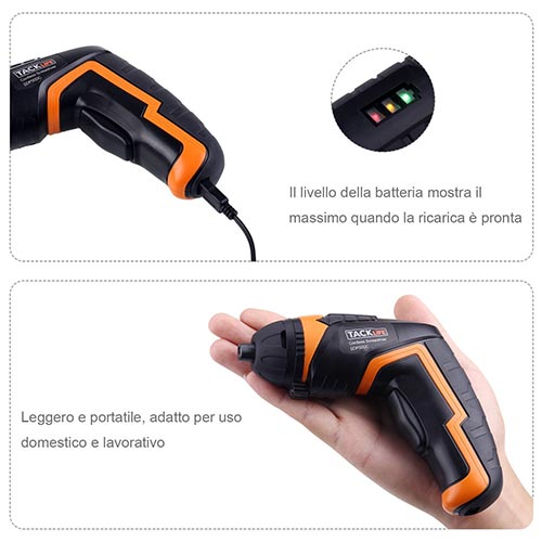 Cacciavite Elettrico TACKLIFE led luminosi ..