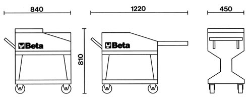 dimensioni del Carrello Beta CS25 ...