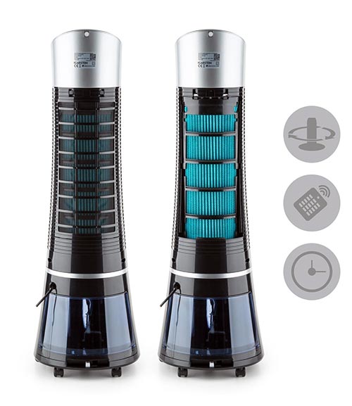 Climatizzatore portatile 4-in-1 rotazione ...