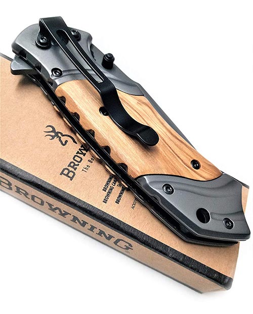 Coltello a Scatto Militare chiusura ...