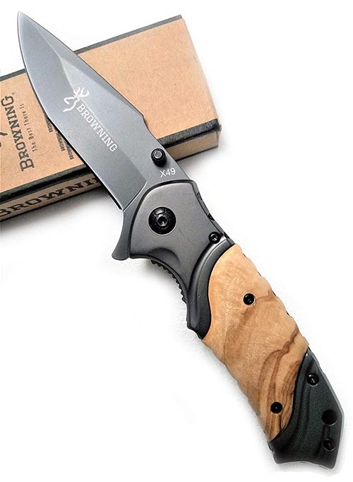 Coltello a Scatto Militare finiture ...