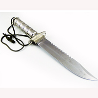 Coltelli Tattico Rambo Silver N340