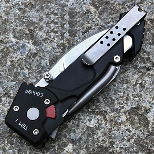 Coltellino Multiuso Tuscania Rescue Knife chiusura ...