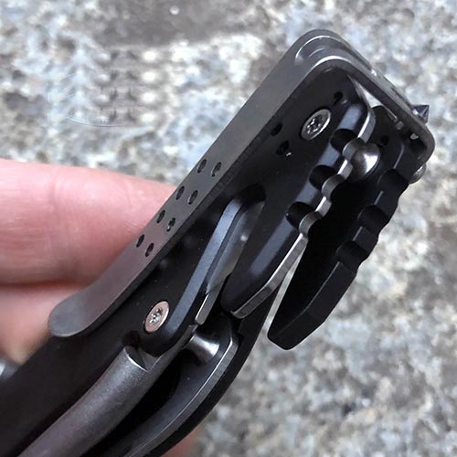 Coltellino Multiuso Tuscania Rescue Knife dettagli chiusura ...