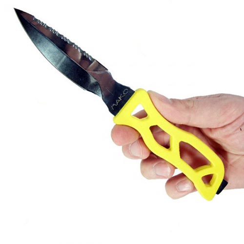 Coltello SUB Mako Giallo struttura ...