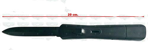 Coltello Scorpion Black Front Click lunghezza ...