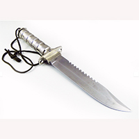 Coltello Tattico Rambo Silver N340