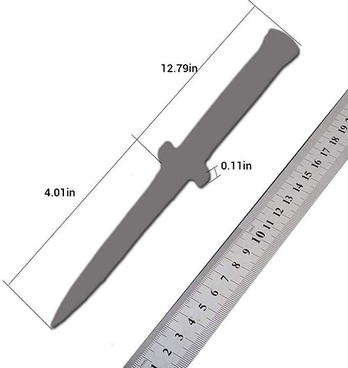 Coltello ausiliario di Primavera lunghezza ...