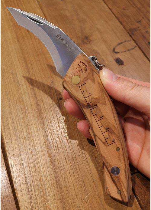 Coltello da Funghi manico legno ...