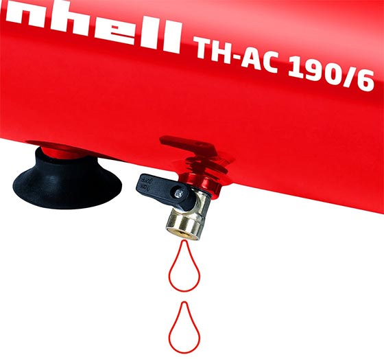 Compressore Einhell valvola sgocciolamento ...