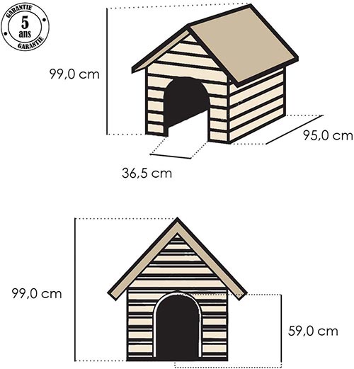 Cuccia Per Cani in PVC dimensioni ...