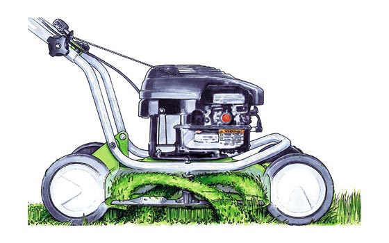 Decespugliatore a Ruote Coltello per mulching ...