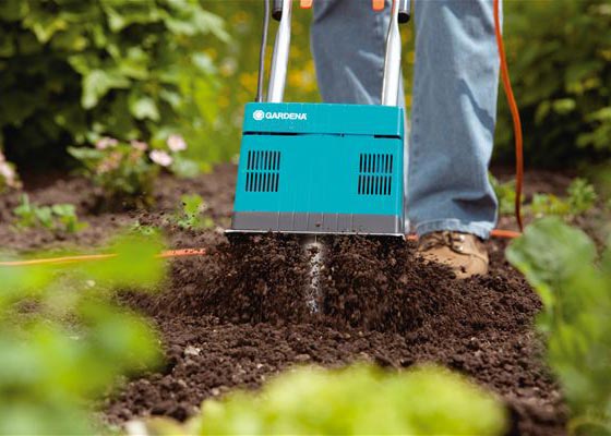 Elettrozappa Gardena funzionamento: