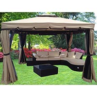 Gazebo 3 x 3 in Alluminio