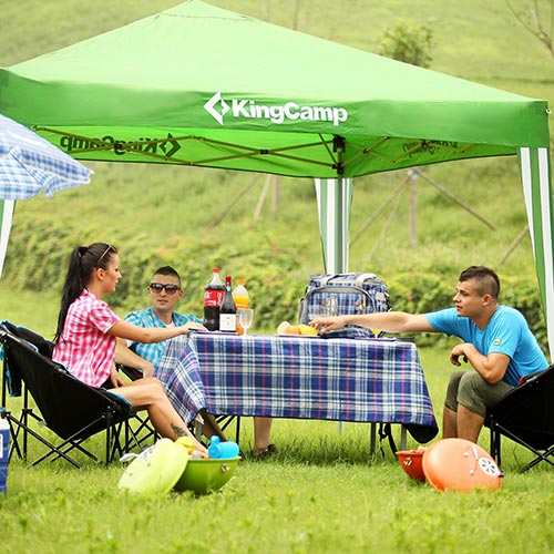 Gazebo Impermeabile KingCamp utilizzo ...