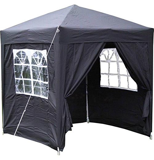 Gazebo Nero Apertura a Scatto ingresso ...