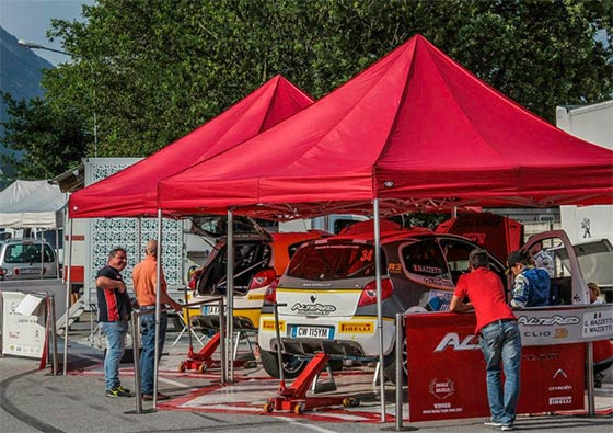 Gazebo Rapido 6 metri esagonale impiego ...