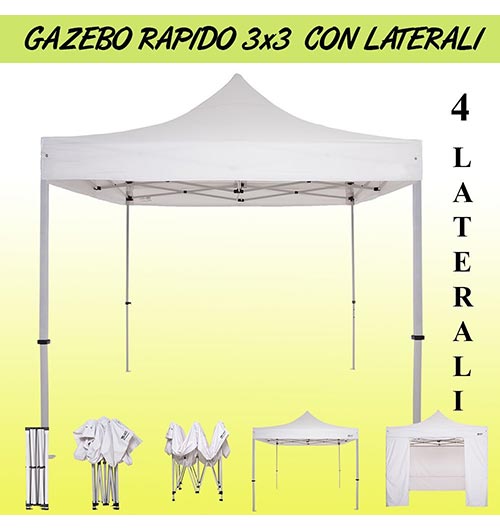 Gazebo Rapido Richiudibile caratteristiche ...