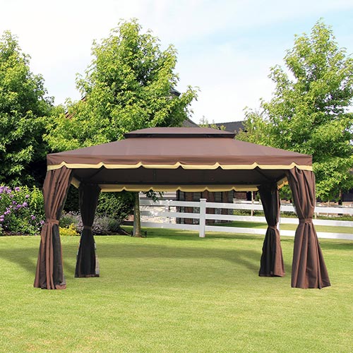 Gazebo da Giardino chiusura caratteristiche ...