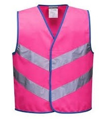 Gilet Ad Alta Visibilita Junior Rosa Gilet Ad Alta Visibilita Junior Rosa