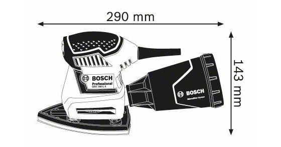 Levigatrici orbitali Bosch dimensioni ...