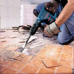 Uso del Martello demolitore Bosch GSH 3 E ...