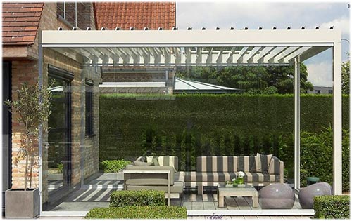 Pergola Bioclimatica Algarve orientamento ...