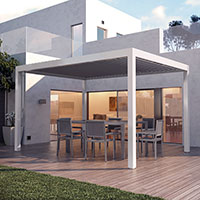 Pergola alluminio Spell bianco