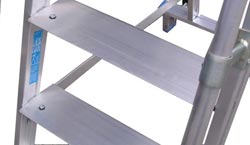 Particolare della Scala Alluminio a Palchetto ...