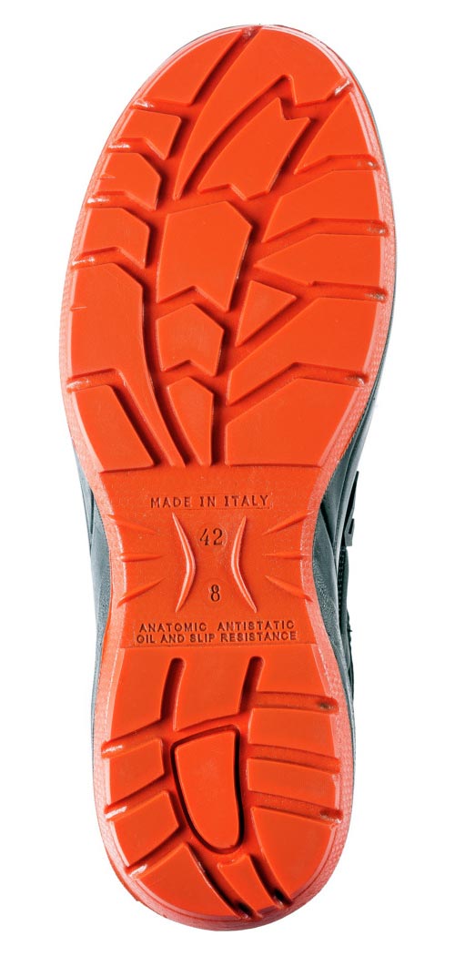 Scarpe Antinfortunistica Net S1P nero/arancio suola ...