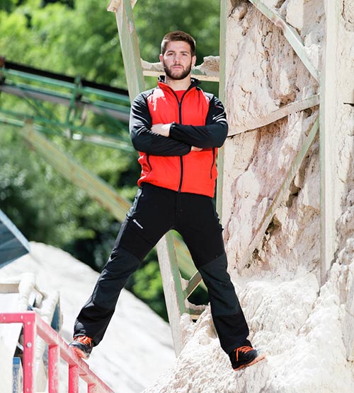 Scarpe Antinfortunistica Net S1P nero/arancio utilizzo ...