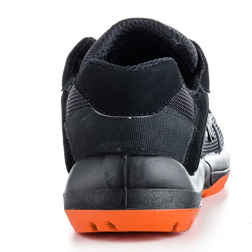 Scarpe Antinfortunistiche nero/arancio calzata ...