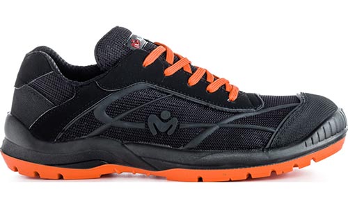 Scarpe Antinfortunistiche nero/arancio profilo ...
