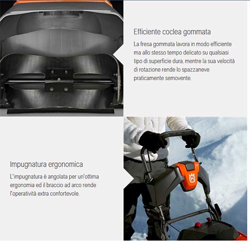 Spazzaneve Husqvarna impugnatura ...